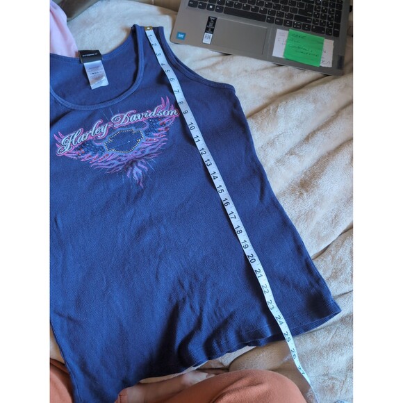Harley Davidson bedazzled tank top size XL - Picture 6 of 6